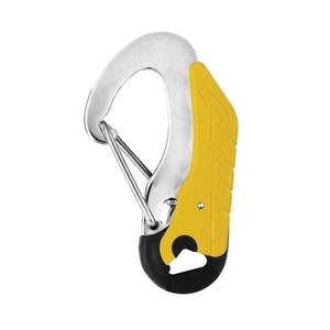 Double Safety Hook 115mm Yellow