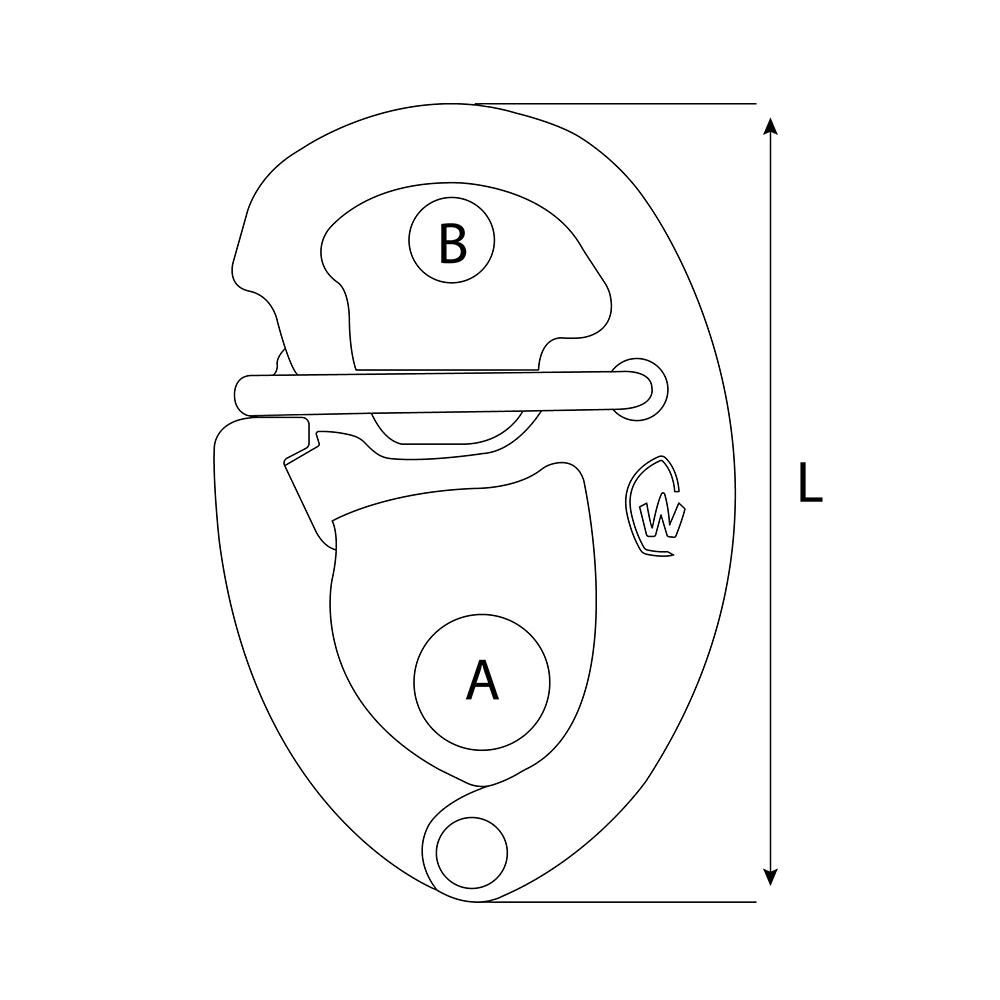 70mm Tack HR Snap shackle