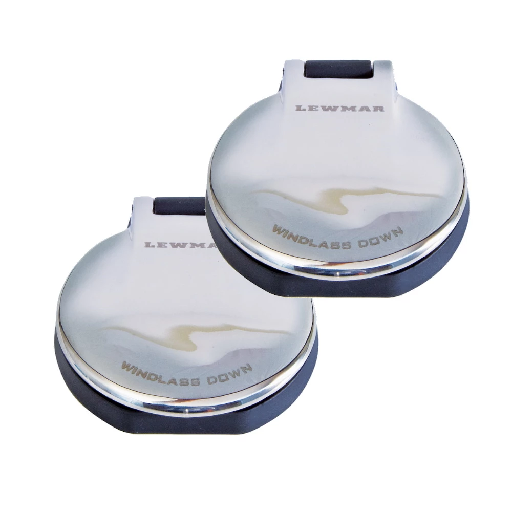 Lewmar Pair of Stainless Steel Foot Switches