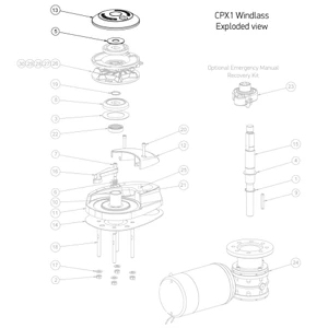Lewmar CPX Windlass Spares