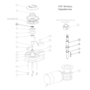 Lewmar CPX Windlass Spares
