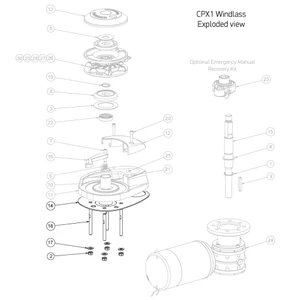 Lewmar CPX Windlass Spares