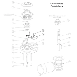 Lewmar CPX Windlass Spares