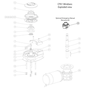 Lewmar CPX Windlass Spares