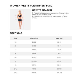 Womens Neoprene Ski Life Vest