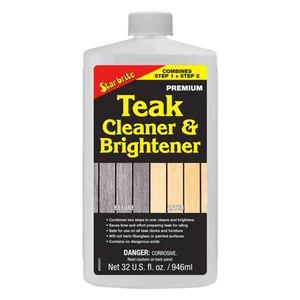 Starbrite One Step Teak Cleaner & Brightener 1Ltr 