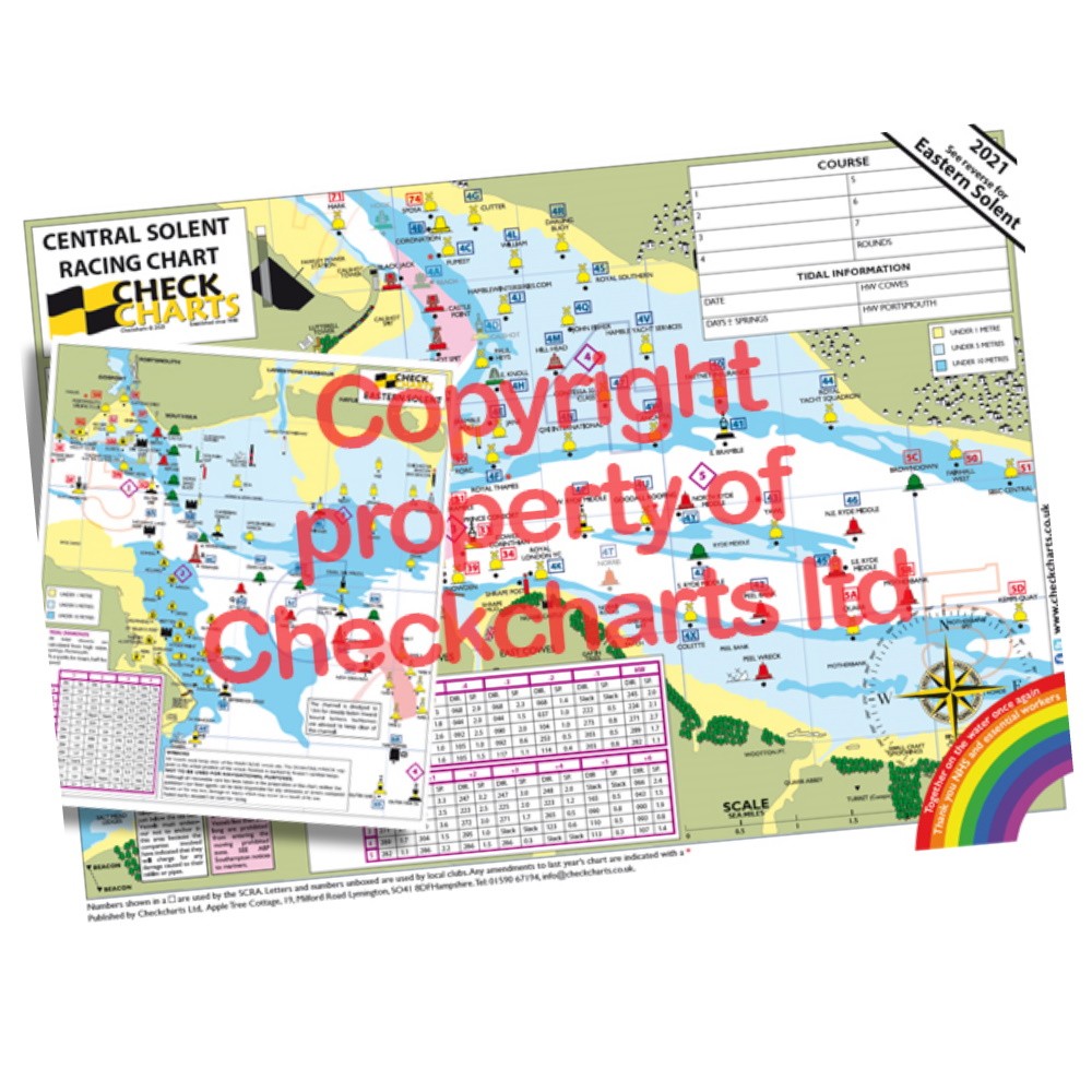 Checkchart - Central & Eastern Solent