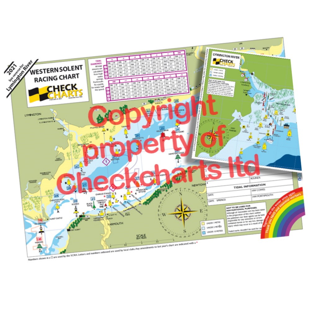 Checkchart - Western Solent inc Lymington River
