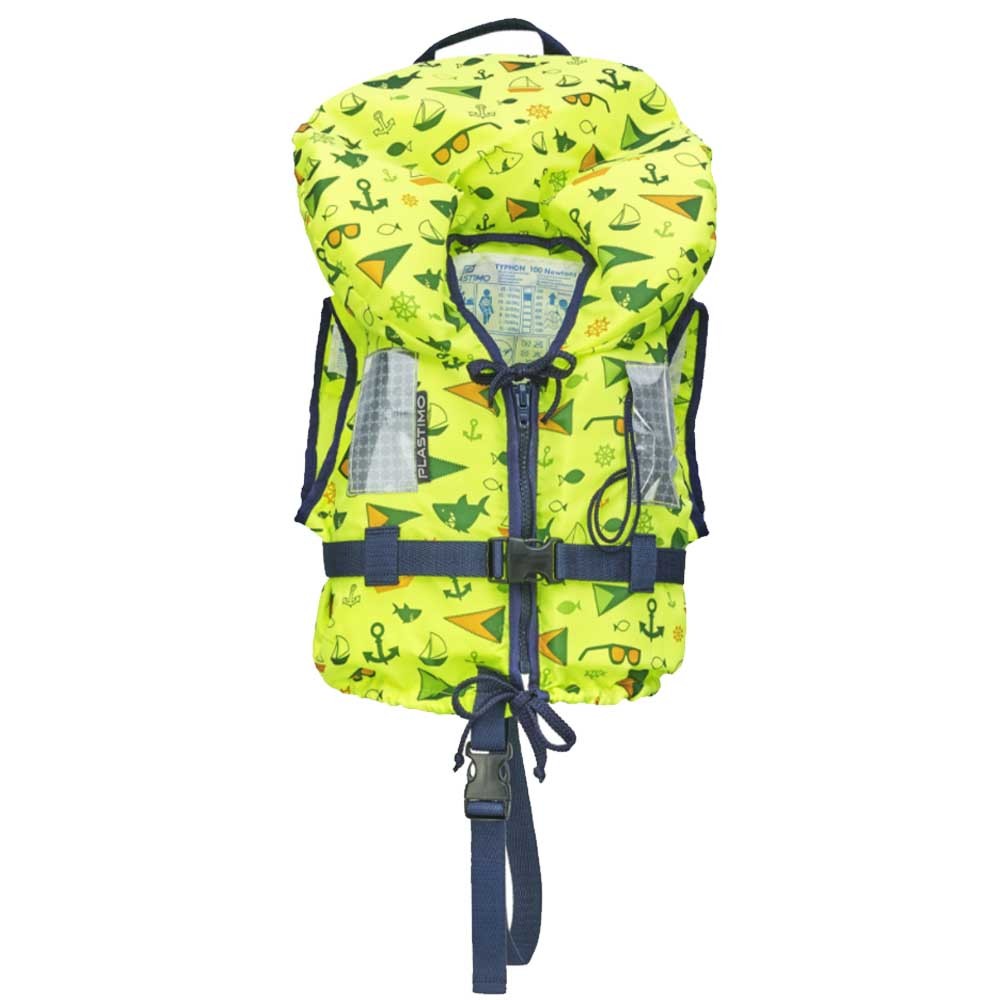 100N Typhoon Childs Life Jacket Yellow