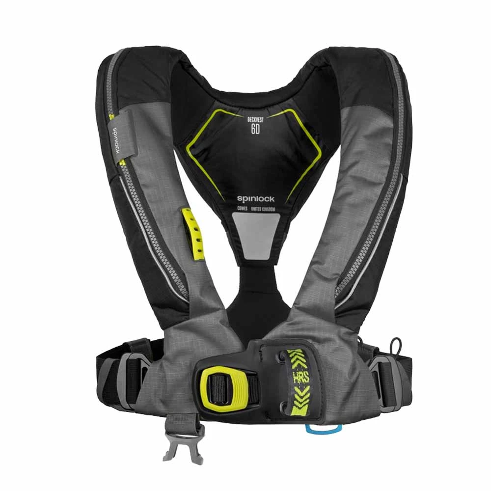 Spinlock Deckvest 6D 275N with fitted HRS System Black 