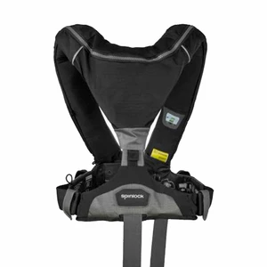 Spinlock Deckvest 6D 275N with fitted HRS System Black 