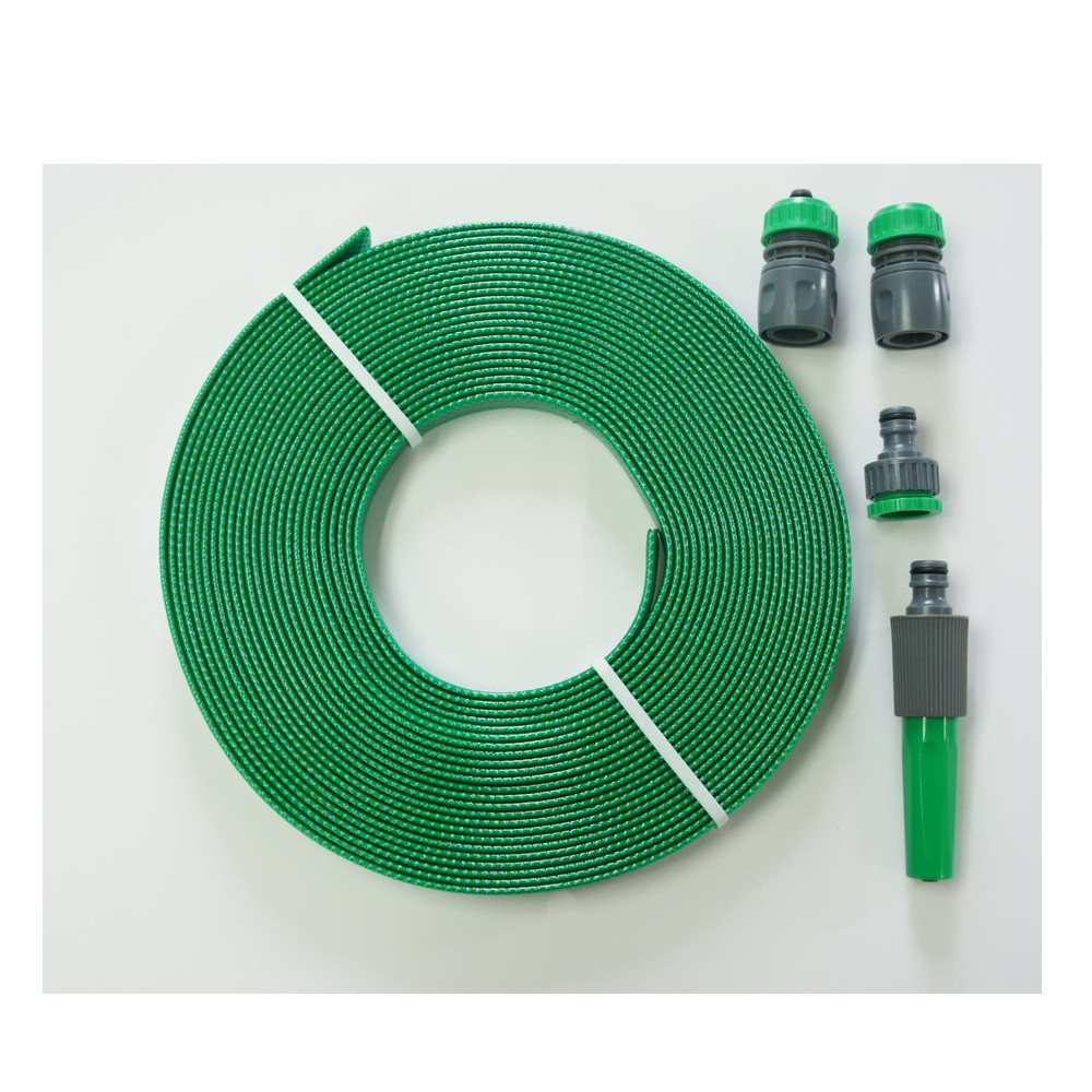 Flat Hose and Fittings - 18m