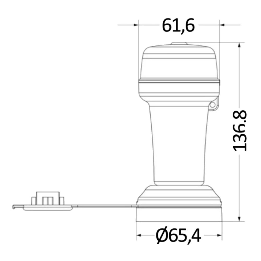 Battery LED Navigation Light 360&deg; All Round White