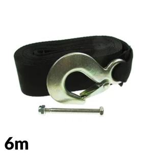 Maypole Polyester Trailer Winch Strap With Hook 