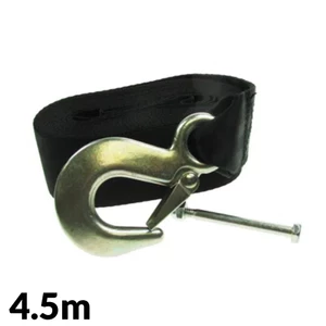 Maypole Polyester Trailer Winch Strap With Hook 
