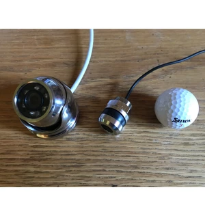 Iris 735 Micro-Compact Flush Mounting 316L Stainless Steel Wide Angle Camera