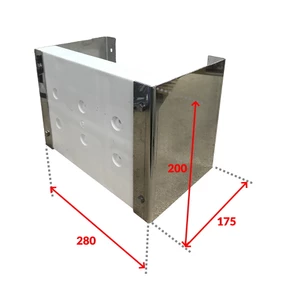Osculati Fixed Transom Outboard Motor Bracket
