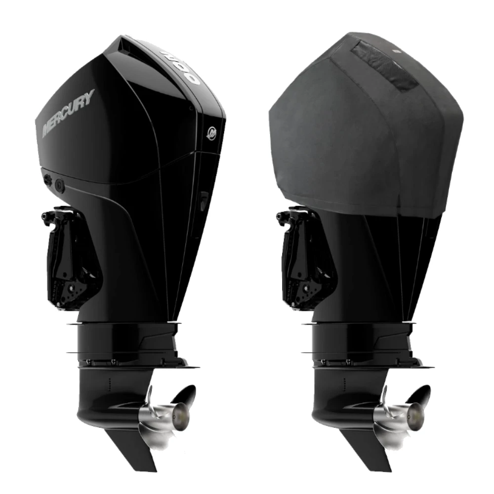 Oceansouth Fitted Outboard Motor Cover - Mercury/Mariner 175-225hp V6 3.4L 2018 on 