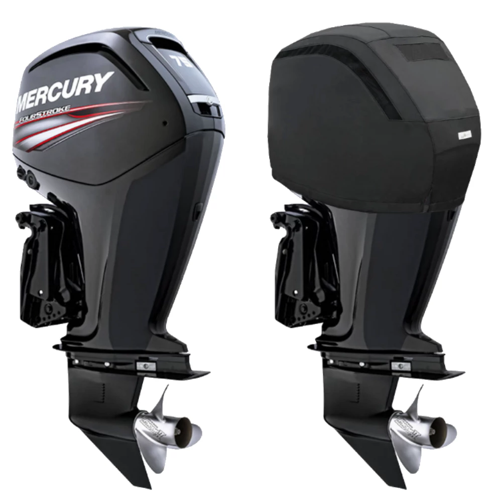 Oceansouth Fitted Outboard Motor Cover - Mercury/Mariner 75-115hp 4Cyl 4-Stroke 2.1L 2014 on