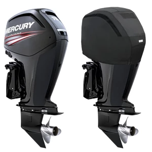 Oceansouth Fitted Outboard Motor Cover - Mercury/Mariner 75-115hp 4Cyl 4-Stroke 2.1L 2014 on