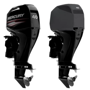 Oceansouth Fitted Outboard Motor Cover - Mercury/Mariner 40-60hp 4 Cyl 4-Stroke 995cc 2008 on