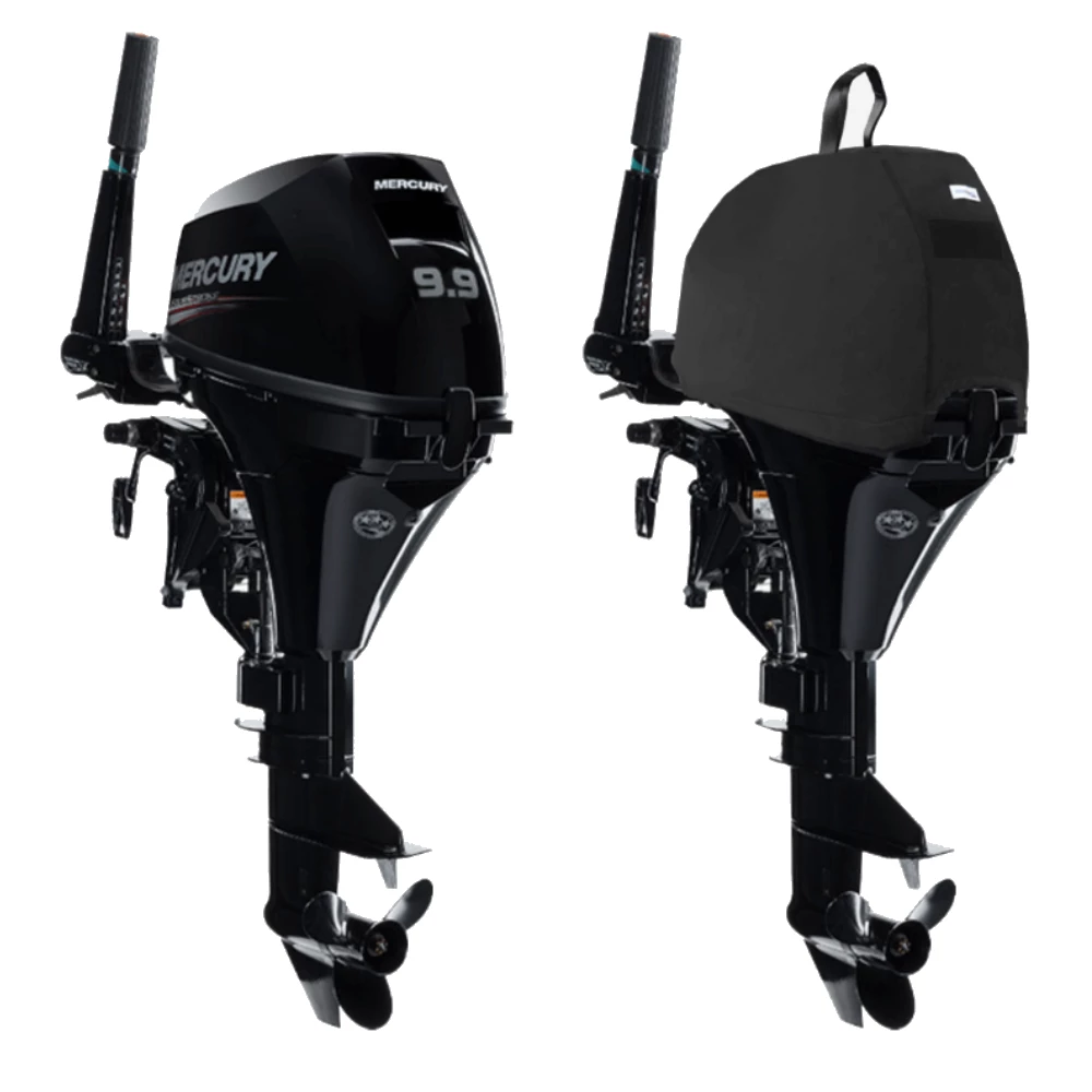 Oceansouth Fitted Outboard Motor Cover - Mercury/Mariner 8-9.9hp 2 Cyl 4-Stroke 209cc 2006 on