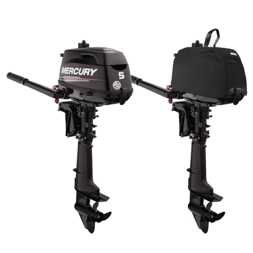 Oceansouth Fitted Outboard Motor Cover - Mercury/Mariner 4-6hp 1 Cyl 4-Stroke 123cc 2012 on