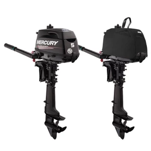 Oceansouth Fitted Outboard Motor Cover - Mercury/Mariner 4-6hp 1 Cyl 4-Stroke 123cc 2012 on