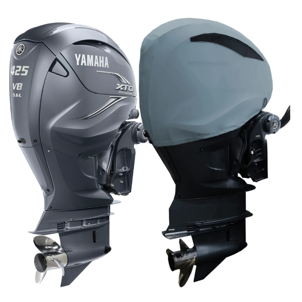 Fitted Outboard Motor Cover - Yamaha 375-425hp XTO V8 5.6L 2018 on