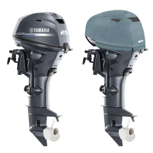 Oceansouth Fitted Outboard Motor Cover - Yamaha F25Dhp 2 Cyl 4S 498cc 2010 on