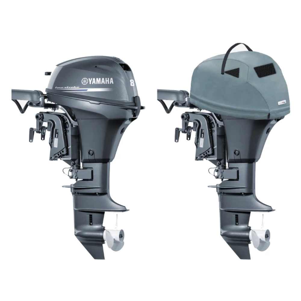 Oceansouth Fitted Outboard Motor Cover - Yamaha F8 & F9.9 2013 on