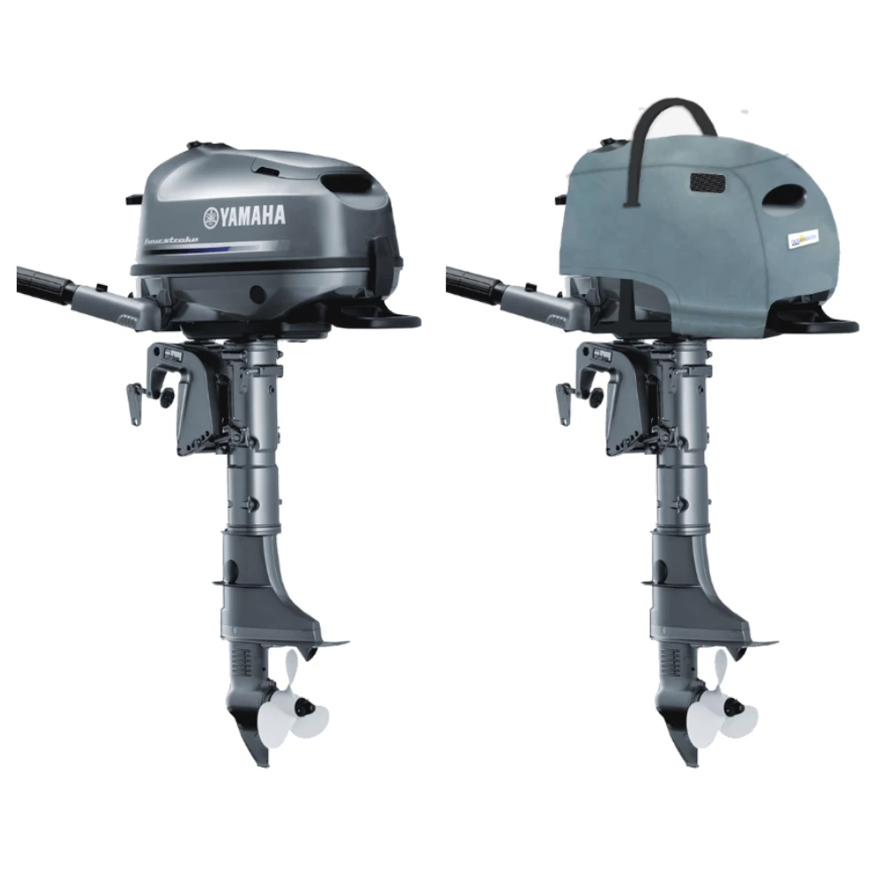 Oceansouth Fitted Outboard Motor Cover - Yamaha F4B-F5A-F6C 1 Cyl 4S 139cc 2010 on