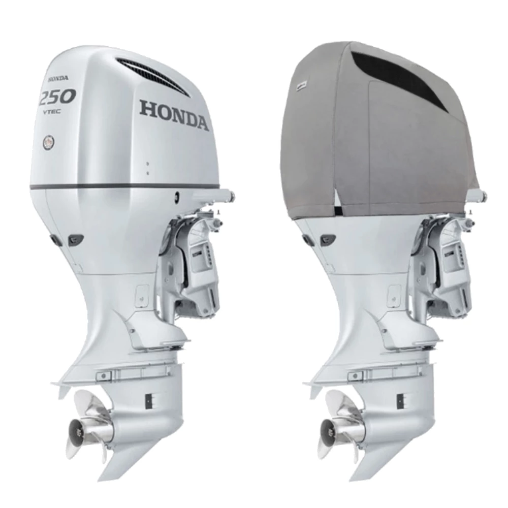 Oceansouth Fitted Outboard Motor Cover - Honda 200-250hp BF200D-BF250D V6 3.6L 2011 on
