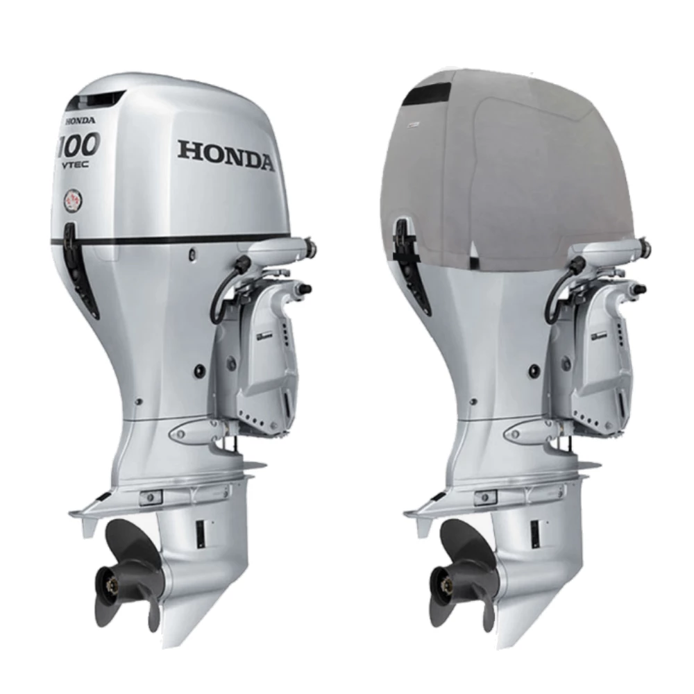 Oceansouth Fitted Outboard Motor Cover - Honda 75-100hp BF75-100 4 Cyl 1.5L 2014 on