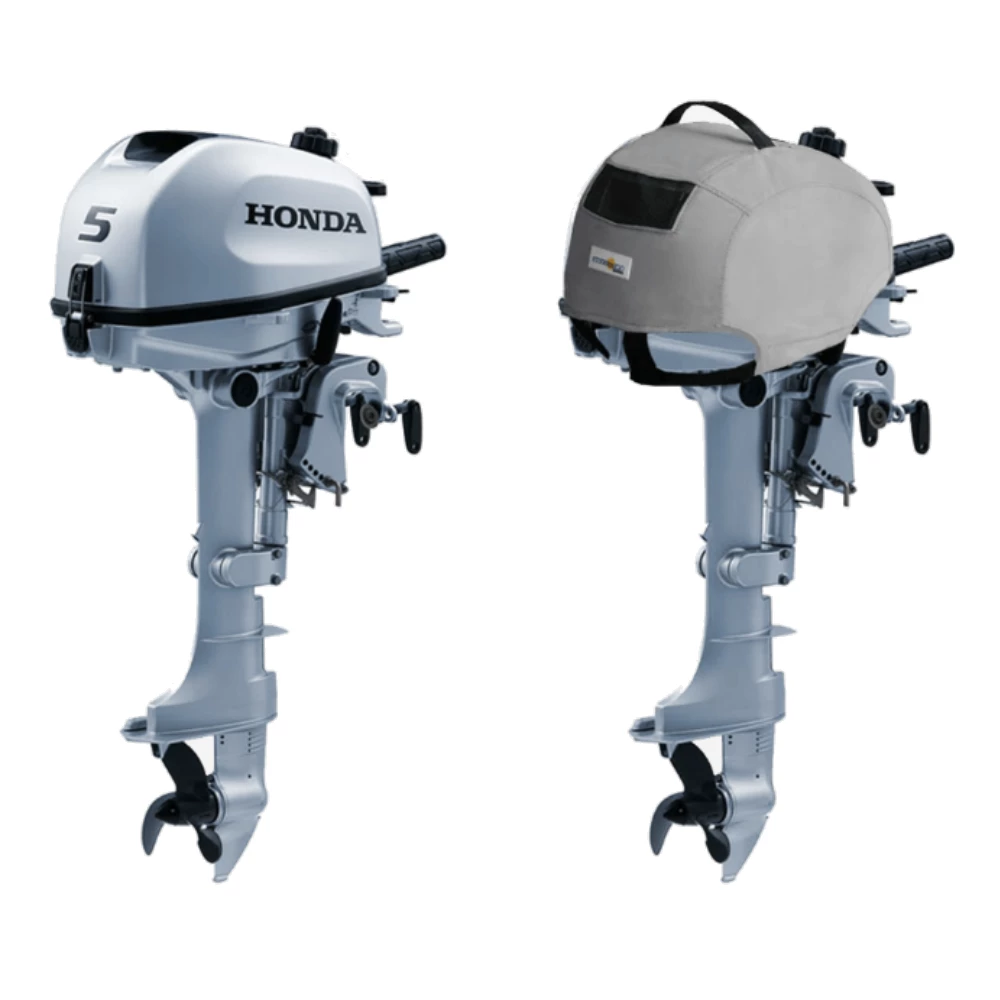 Oceansouth Fitted Outboard Motor Cover - Honda 4-6hp BF4-6 1 Cyl 127cc 2016 on
