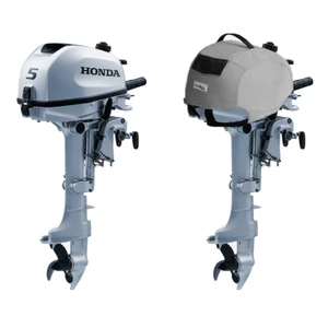 Oceansouth Fitted Outboard Motor Cover - Honda 4-6hp BF4-6 1 Cyl 127cc 2016 on