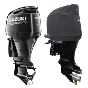 Oceansouth Fitted Outboard Motor Cover - Suzuki DF250AP-300APhp V6 4-Stroke 4L 2012 on 