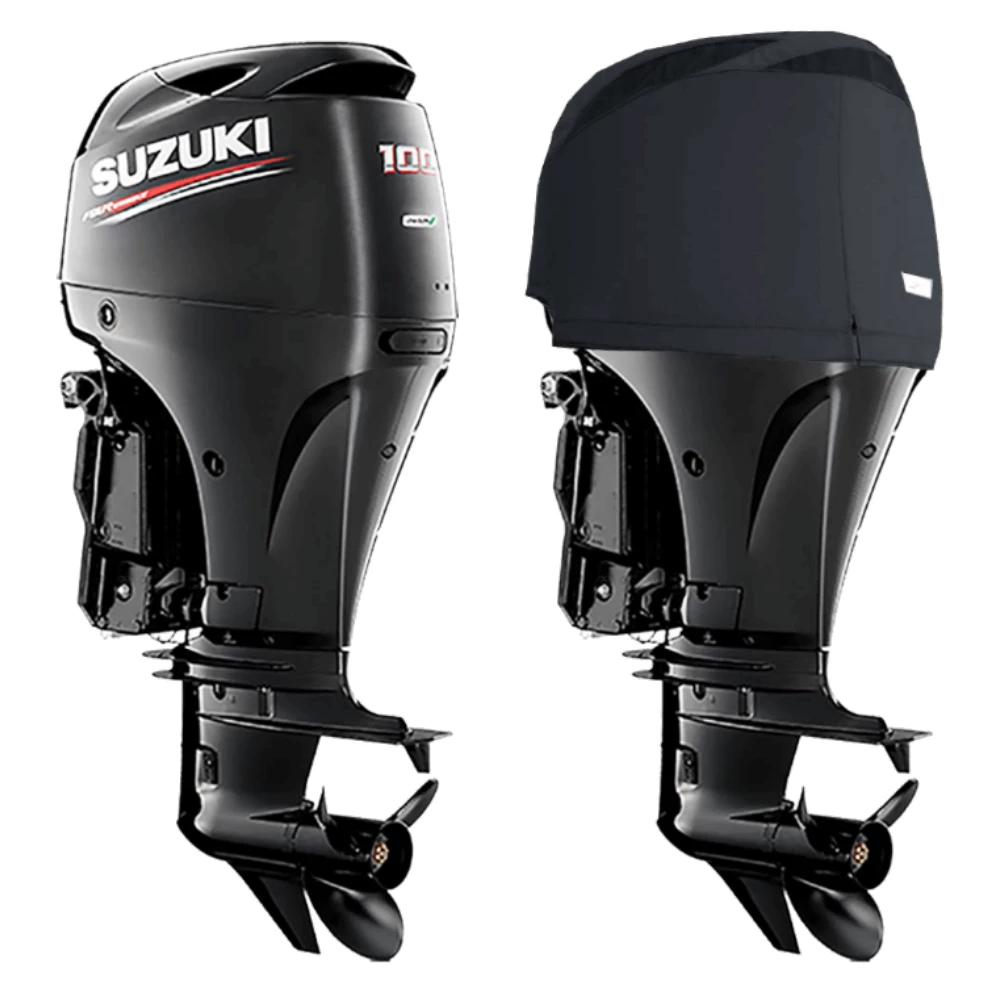 Oceansouth Fitted Outboard Motor Cover - Suzuki DF100/115/140hp 4-Stroke 2012-2020