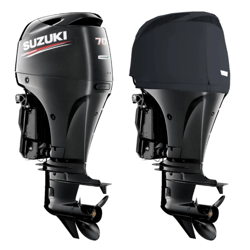 Oceansouth Fitted Outboard Motor Cover - Suzuki DF70 - DF90 4-Stroke 2008 on 