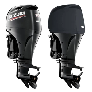Oceansouth Fitted Outboard Motor Cover - Suzuki DF70 - DF90 4-Stroke 2008 on 