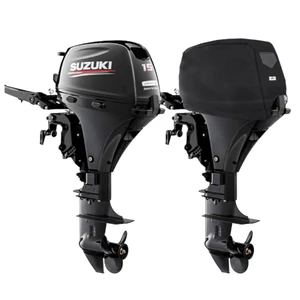Oceansouth Fitted Outboard Motor Cover - Suzuki DF15-20Ahp 2 Cyl 4-Stroke 327cc 2012 on 