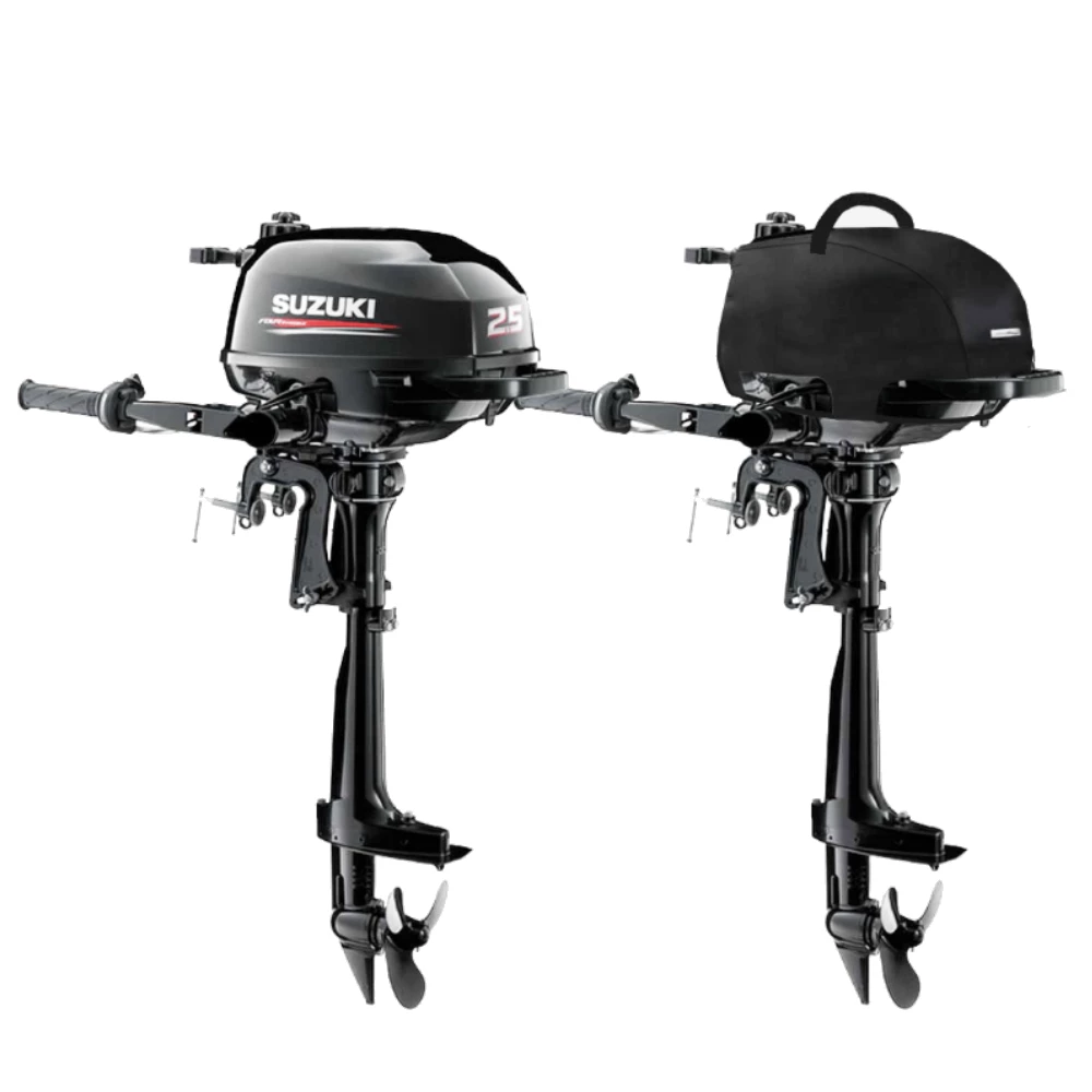Oceansouth Fitted Outboard Motor Cover - Suzuki DF2.5hp 1 Cyl 4-Stroke 68cc 2006 on
