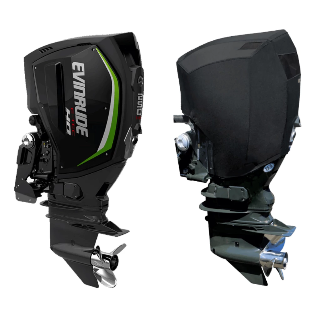 Oceansouth Fitted Outboard Motor Cover - Evinrude 225-300hp E-TEC-G2 2014 on 