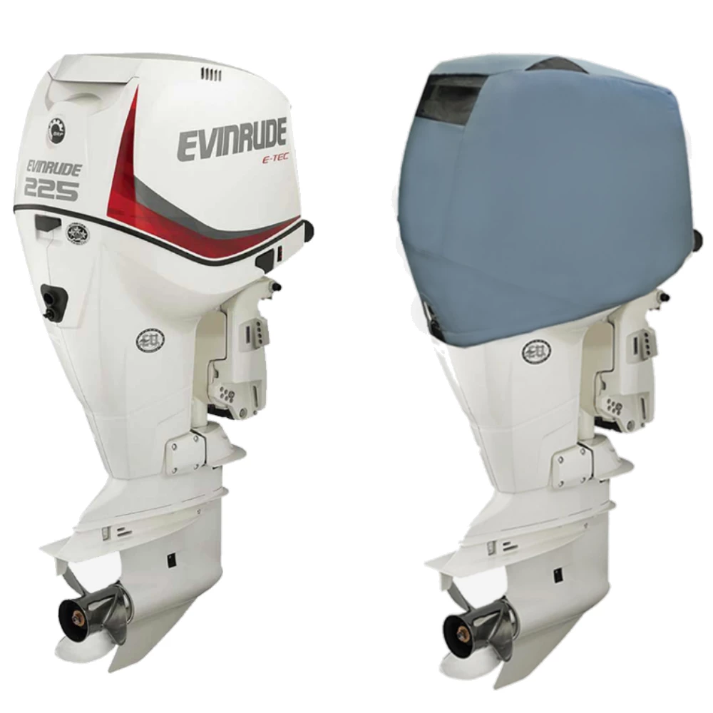 Oceansouth Fitted Outboard Motor Cover - Evinrude 225-300hp E-TEC-V6 3.3L 2005-2016