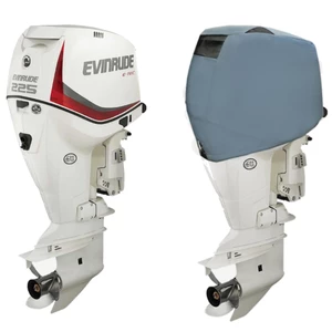 Oceansouth Fitted Outboard Motor Cover - Evinrude 225-300hp E-TEC-V6 3.3L 2005-2016