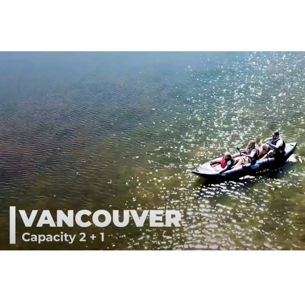 Seago Vancouver 2 Person Inflatable Kayak Navy Blue