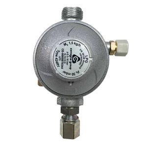 Gaslow Copper Gas Regulator & Stainless Steel Hose System