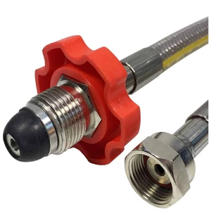 Gaslow Copper Gas Regulator & Stainless Steel Hose System