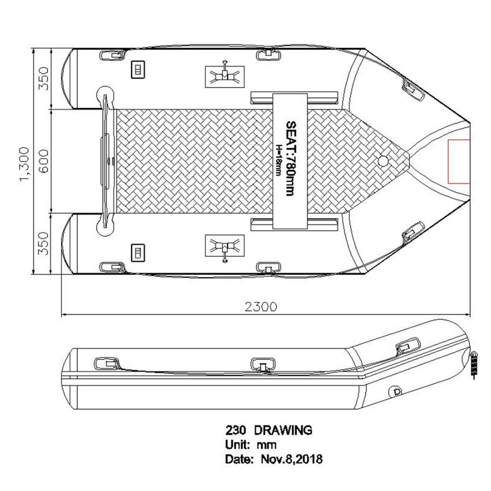 Go-Lite 230 Lightweight Inflatable Boat
