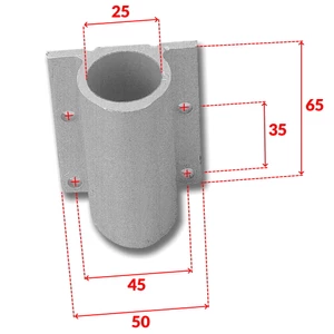 Trem Gangway Stanchion Socket 